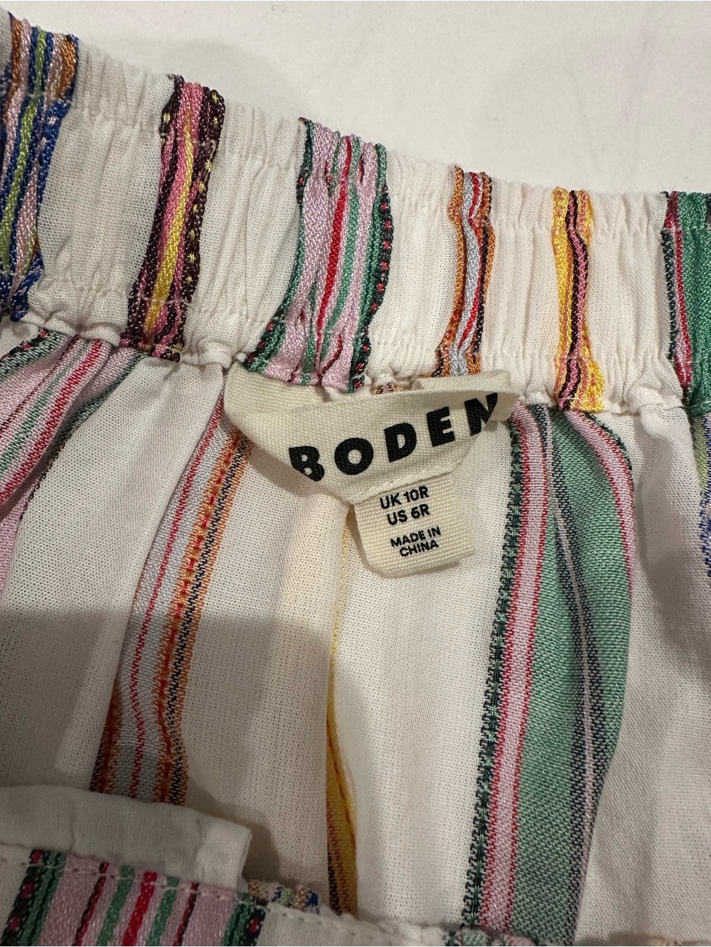 Boden Multicolor Vertical Stripe Maxi Skirt - Picture 3 of 4